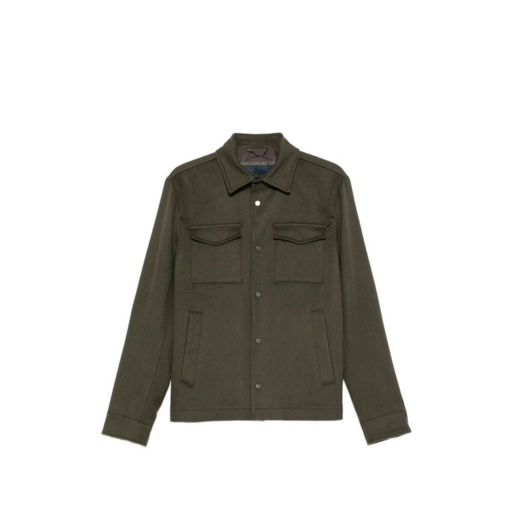 Herno Green Jackets - Shirt Jackets Men